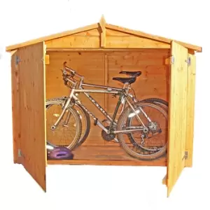 Image of Shire 7x3ft Shiplap Double Door Bike Storage