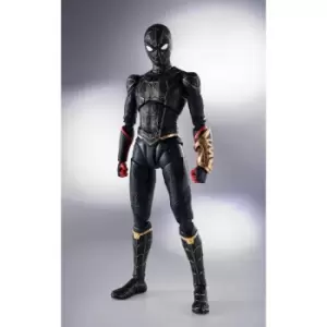 Image of Spider-Man: No Way Home S.H. Figuarts Action Figure Spider-Man Black & Gold Suit (Special Set) 15 cm