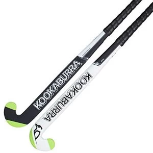 Image of KOOKABURRA Unisex's Mono Hockey Stick, White/Black, 36.5L