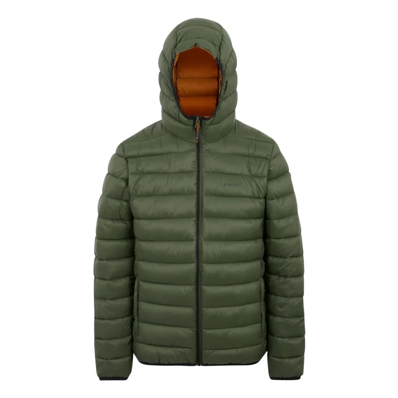 Image of Regatta Regatta Men Hooded Marizion Padded Jacket in Dark Green Size: 2X-large Dark Green XXL Male 5063516178590