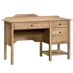 Image of Teknik Spanish 2-Drawer Desk - Chestnut