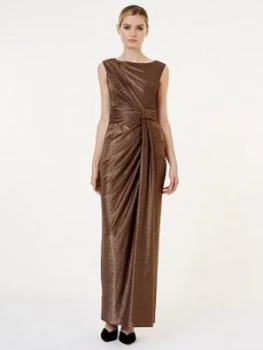 Image of Hobbs Mia Maxi Dress - Gold