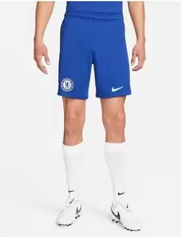 Image of Nike Chelsea Mens 22/23 Home Shorts - Blue Size M, Men