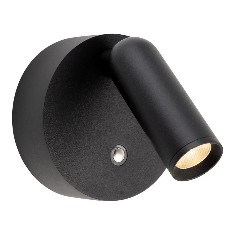 Image of Firstlight LED Rechargeable Wall Spotlight Dimmable Warm White 3000K in Black