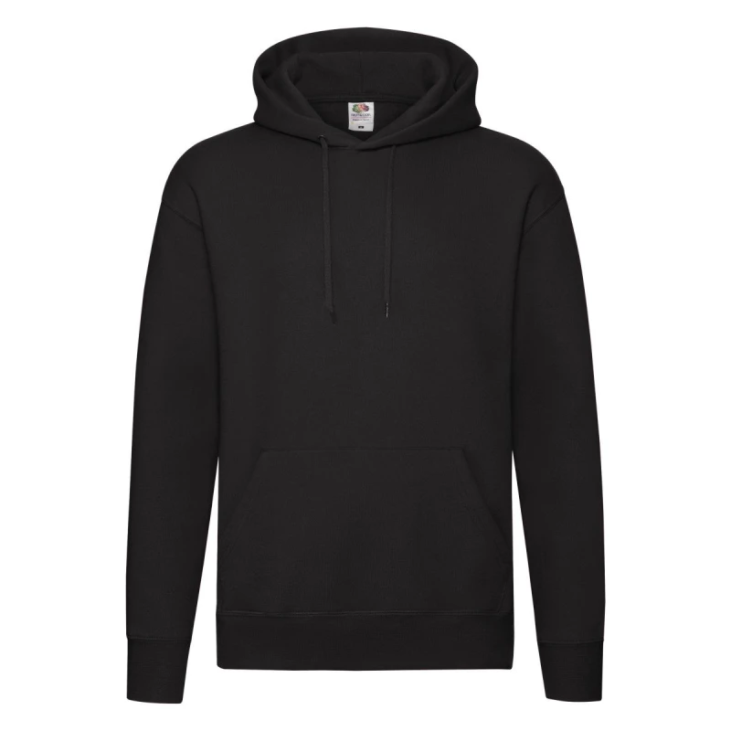 Image of Fruit Of The Loom Fruit of the Loom Men R Hoodie in Black Size: Small Black S Male 5063425300280