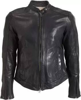 Image of Rokker Street Leather Jacket, black, Size L, black, Size L