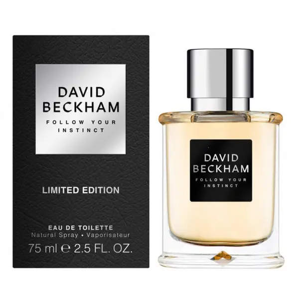 Image of David Beckham Follow Your Instinct Eau de Toilette For Him 75ml