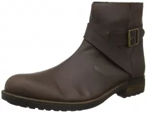 Image of Joe Browns Geared Up Oiled Biker Boots - Brown, Size 10, Men