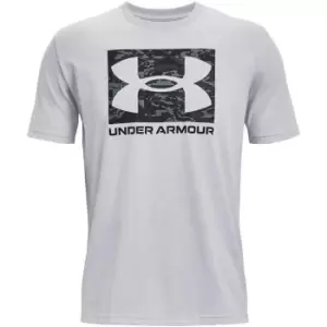 Image of Under Armour Abc Camo Boxed Logo Ss - Grey