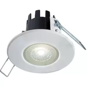 Image of Collingwood Halers H2 Lite T Brushed Steel 4.4W LED Downlight With Terminal Block 55 Degree - Warm White