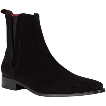 Image of Jeffery-West Suede Boots mens Mid Boots in Black - Sizes 7