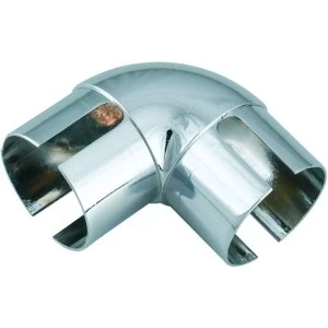 Image of Chrome Handrail 90 Degree Elbow