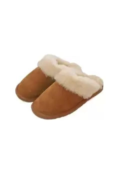 Image of Sheepskin Lined Mule Slippers