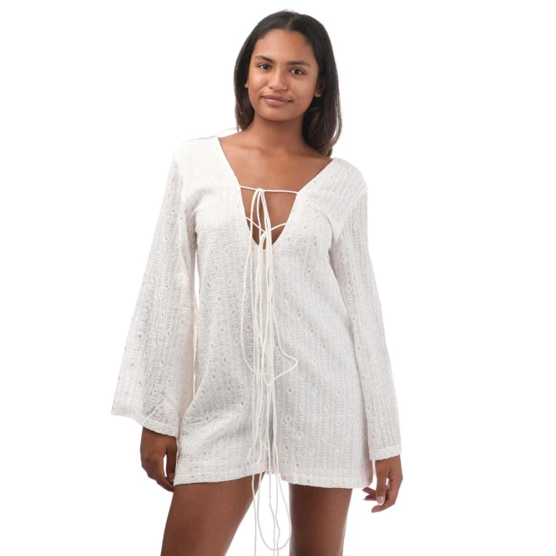 Image of Sundress Jessica Jumpsuit - White White 6