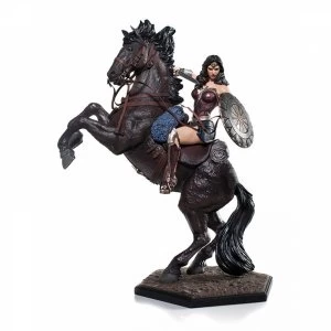 Image of Wonder Woman on Horse 110 Art Scale Deluxe Statue