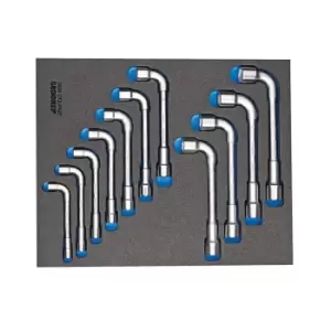 Image of Gedore Double ended socket wrench set in CT module 11 pcs