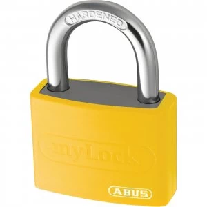 Image of Abus T65AL Series Aluminium Padlock 40mm Yellow Standard