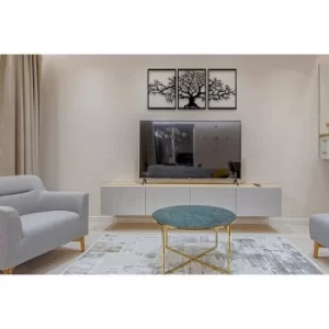 Image of A?aç 3 Parçal? Black Decorative Metal Wall Accessory