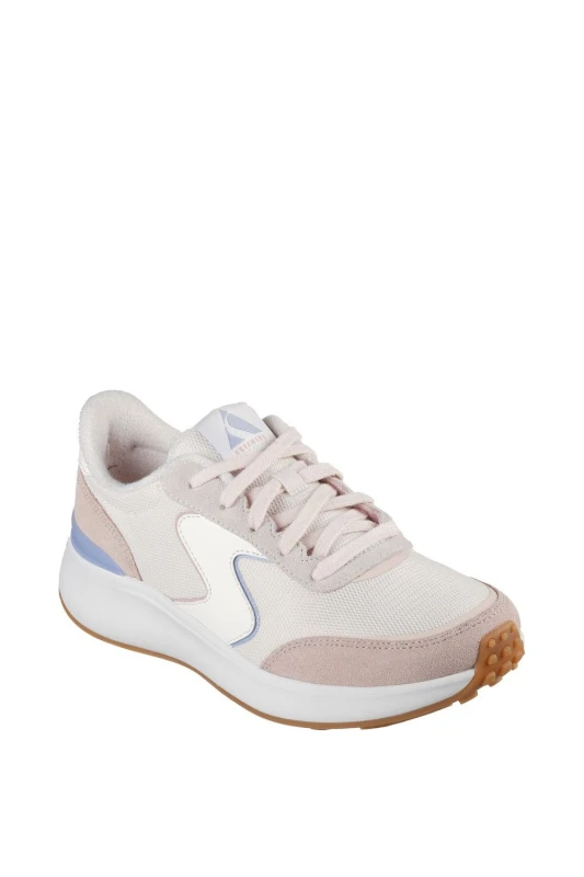 Image of Skechers BLVD Retro Runner Trainer Light Pink