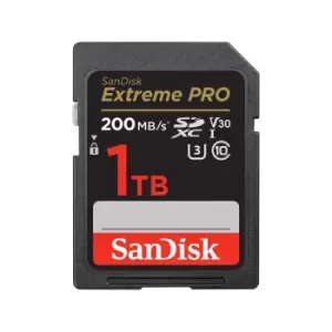 Image of SanDisk 1TB Extreme PRO SDHC And SDXC UHS-I Card - SDSDXXD-1T00-GN4IN