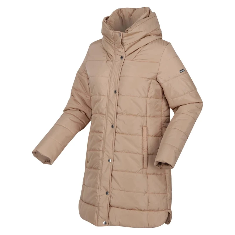 Image of Regatta Pamelina Water Repellent Badded Jacket - Beige Beige 8