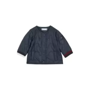 Image of Tommy Hilfiger Baby Global Stripe Jacket - Blue