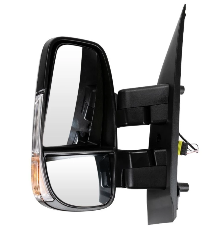 Image of IVECO 5802495912 Wing mirror Left, black, Electric, Short mirror arm, with sensor Outside Mirror (50)