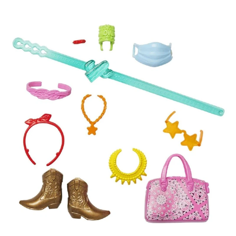 Image of Barbie Fashion Western Fashion Storytelling Accessories Pack Multi unisex