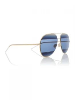 Image of Dior Sunglasses Blue DIORSPLIT1 CD000760 pilot sunglasses Blue
