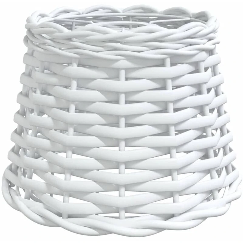 Image of VIDAXL Vidaxl - Ceiling Lamp Shade White Ø20x15cm Wicker 8720845803384