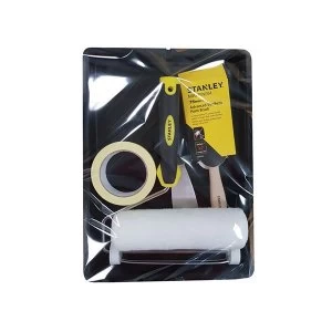 Image of Stanley Tools Roller & 3" Max Finish Brush Set, 6 Piece