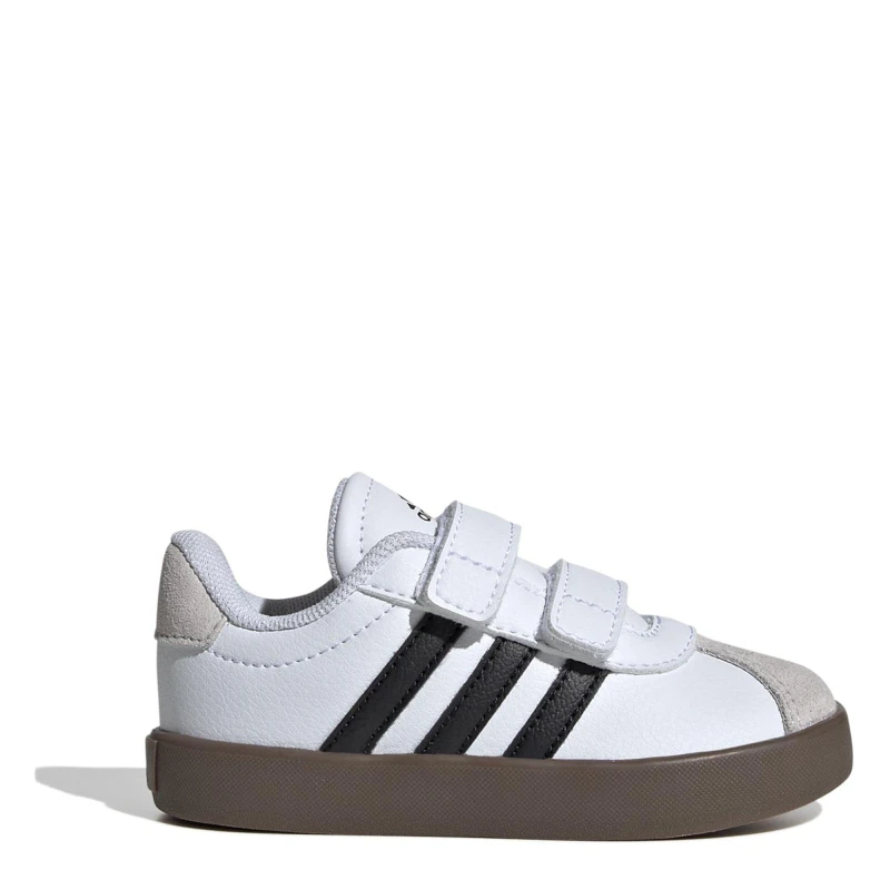 Image of adidas VL Court 3.0 Infants Shoes White/Gum male C8 (25.5)