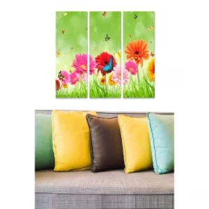 Image of MDF6018995 Multicolor Decorative MDF Painting (3 Pieces)