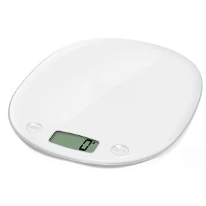 Image of Hanson Macaroon Plastic Scale Large LCD Screen Gloss White 5kg