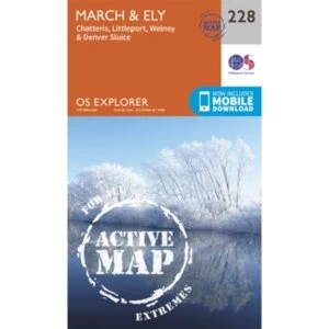 Image of March and Ely by Ordnance Survey (Sheet map, folded, 2015)