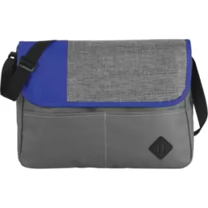 Image of Bullet Offset Convention Messenger (38.5 x 5 x 30 cm) (Grey/Royal Blue) - Grey/Royal Blue