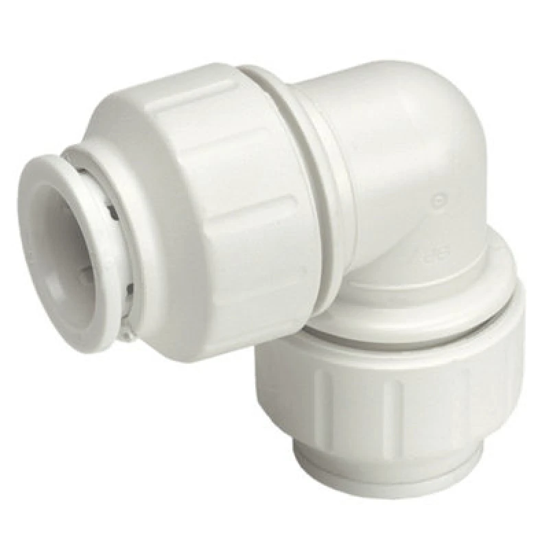 Image of John Guest Speedfit Push Fit Equal Elbow 22mm - Pack Of 2 For Easy Plumbing