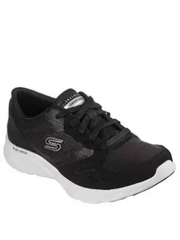 Image of Skechers D'lux Comfort Plenty Success Trainers, Black, Size 8, Women