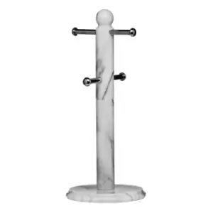 Image of 4-Mug Tree in White Marble