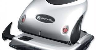 Image of Rexel P225 Robust Metal 2-Hole Punch Silver/Black - Capacity 25 x 80gsm
