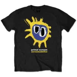 Image of Primal Scream - Screamadelica Yellow Unisex Medium T-Shirt - Black
