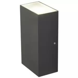 Image of Searchlight Stirling LED Outdoor Up/Down Rectangle Wall Bracket, Die Cast IP44 4000K