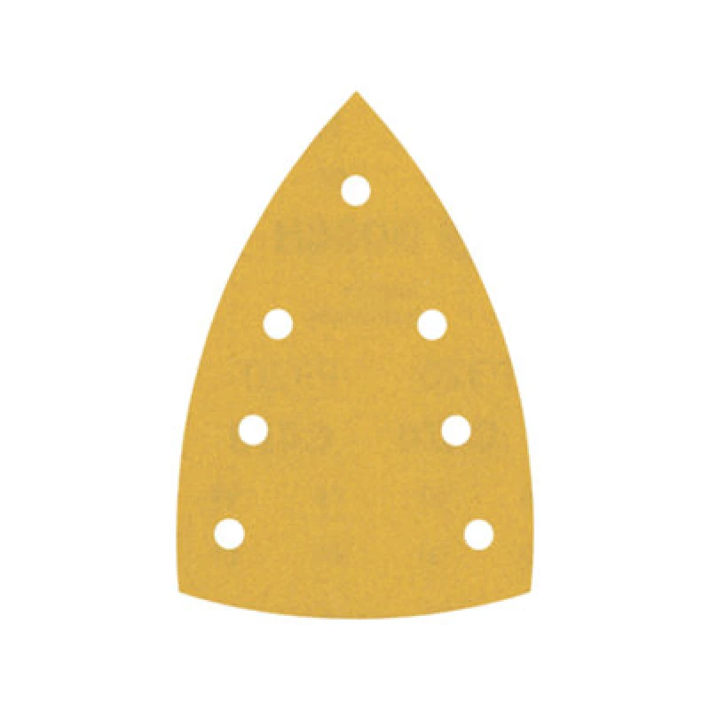 Image of Bosch Expert C470 Hook and Loop Large Delta Sanding Sheets for Paint and Wood 2608901166 Width x Length: 100mm x 150mm