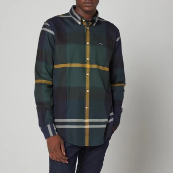 Image of Barbour Mens Dunoon Tailored Shirt - Seaweed Tartan - XL