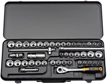 Image of DRAPER 3/8" Square Drive Metric, Whitworth & Imperial Socket Set 44 Piece |50895