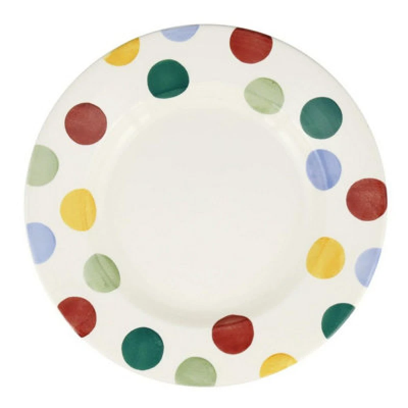 Image of Dinner Plate: 1 X 27Cm Emma Bridgewater Dinner Plate Plate Big Polka Dot, Ceramic