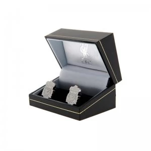 Image of Liverpool Football Club Stainless Steel Formed Crest Cufflinks