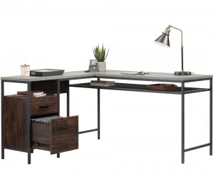 Image of TEKNIK Market L-shaped Desk - Rich Walnut