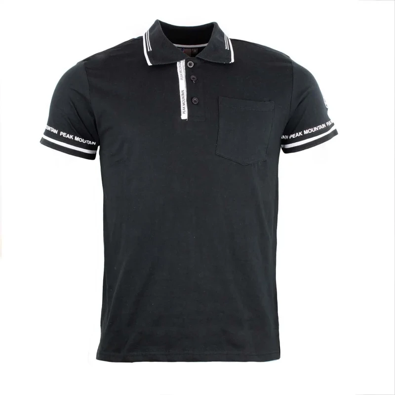 Image of Polo shirt Peak Mountain Croma Noir Male M