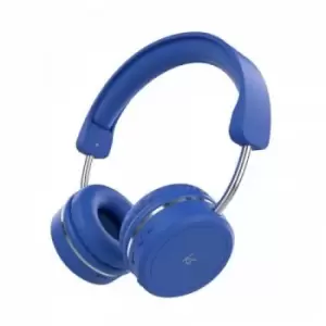 Image of KitSound Metro X Headset Wireless Head-band Calls/Music Bluetooth Blue